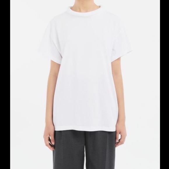 Maison Martin Margiela Tops - Maison Margiela padded collar white t shirt